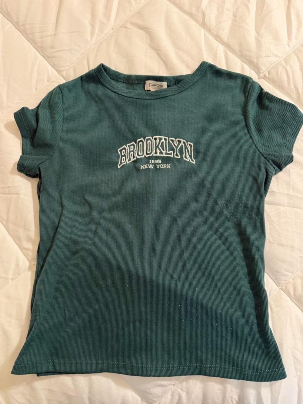 Green Brooklyn baby Tee